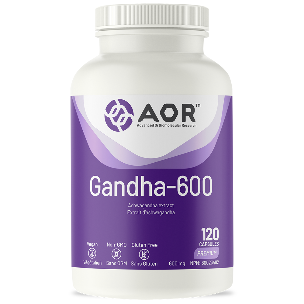 AOR Gandhja-600 Ashwagandha Extract 120 V Caps- AOR-The Health Store- Default Title