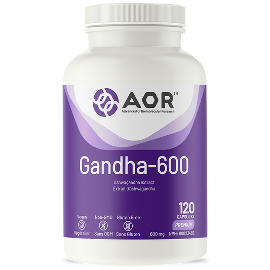 AOR Gandhja-600 Ashwagandha Extract 120 V Caps- AOR-The Health Store- Default Title