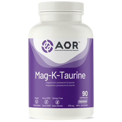 AOR Mag-K-Taurine 90 Caps- AOR-The Health Store- Default Title