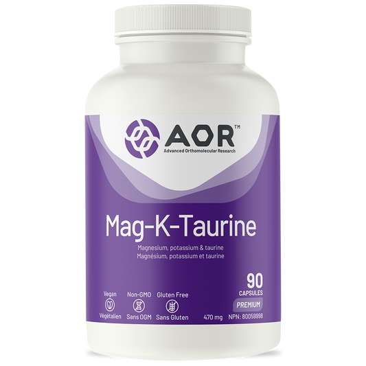 AOR Mag-K-Taurine 90 Caps- AOR-The Health Store- Default Title