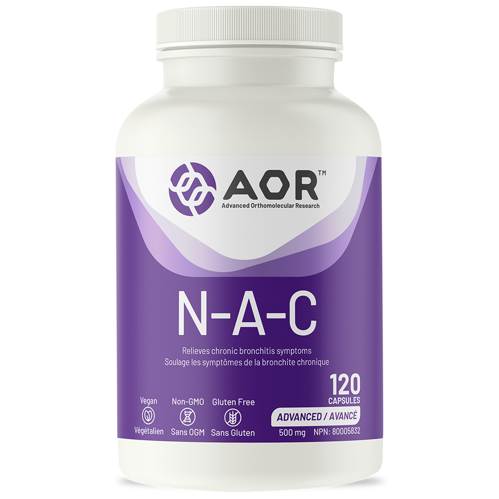 AOR N-Acetyl-L-Cysteine 120 V Caps- AOR-The Health Store- Default Title