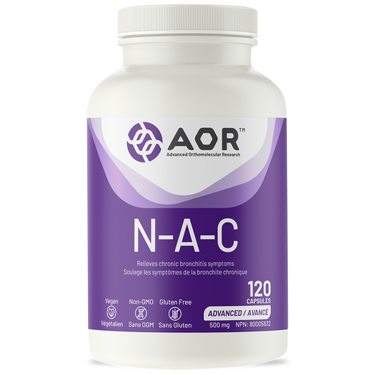 AOR N-Acetyl-L-Cysteine 120 V Caps- AOR-The Health Store- Default Title