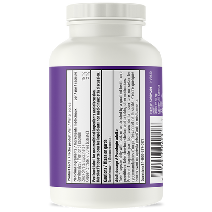 AOR Zinc-Copper Balance 100 V Caps- AOR-The Health Store- Default Title