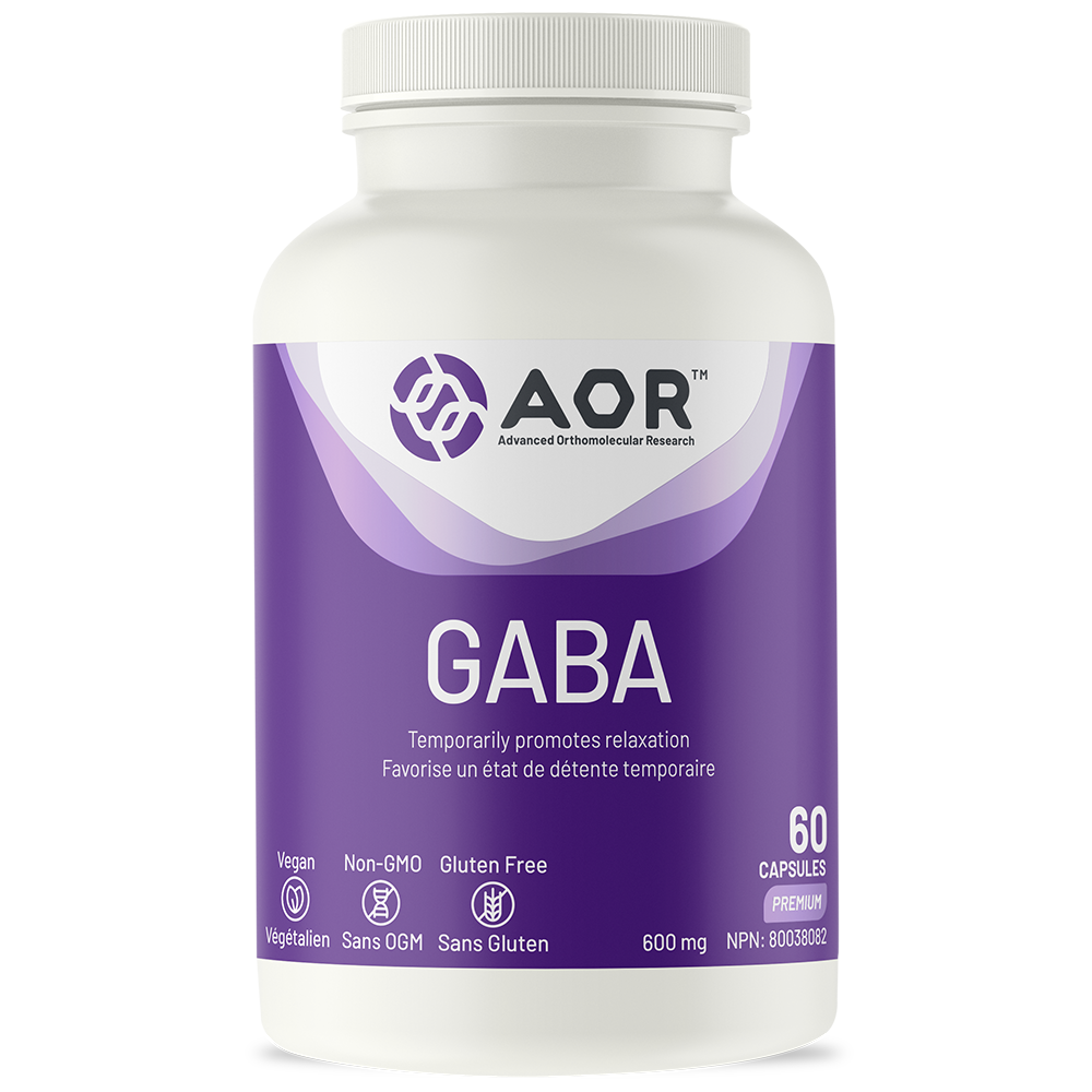 AOR Gaba 600mg 60 V Caps- AOR-The Health Store- Default Title