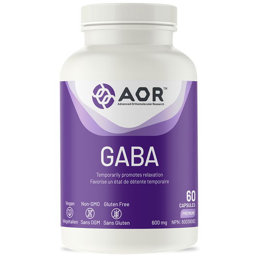 AOR Gaba 600mg 60 V Caps- AOR-The Health Store- Default Title