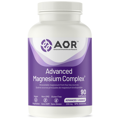 AOR Advanced Magnesium Complex 200mg 90 V Caps- AOR-The Health Store- Default Title