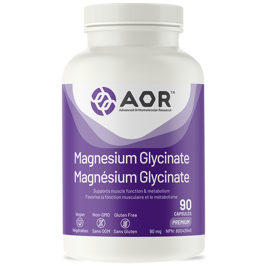 AOR Magnesium Glycinate 90 V Caps- AOR-The Health Store- Default Title