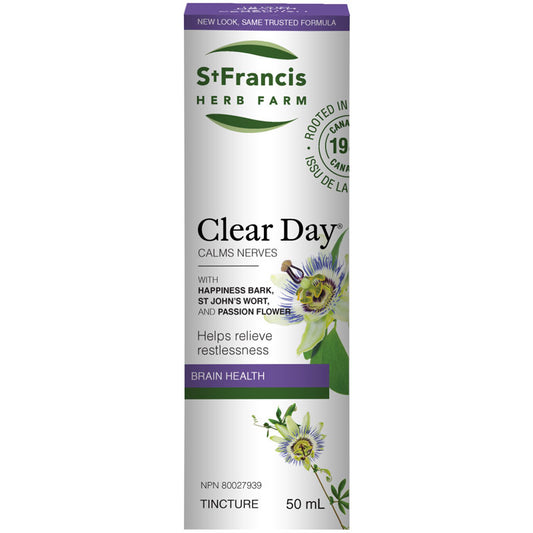 St. Francis Clear Day 50mL- ST FRANCIS HERB FARM-The Health Store- Default Title