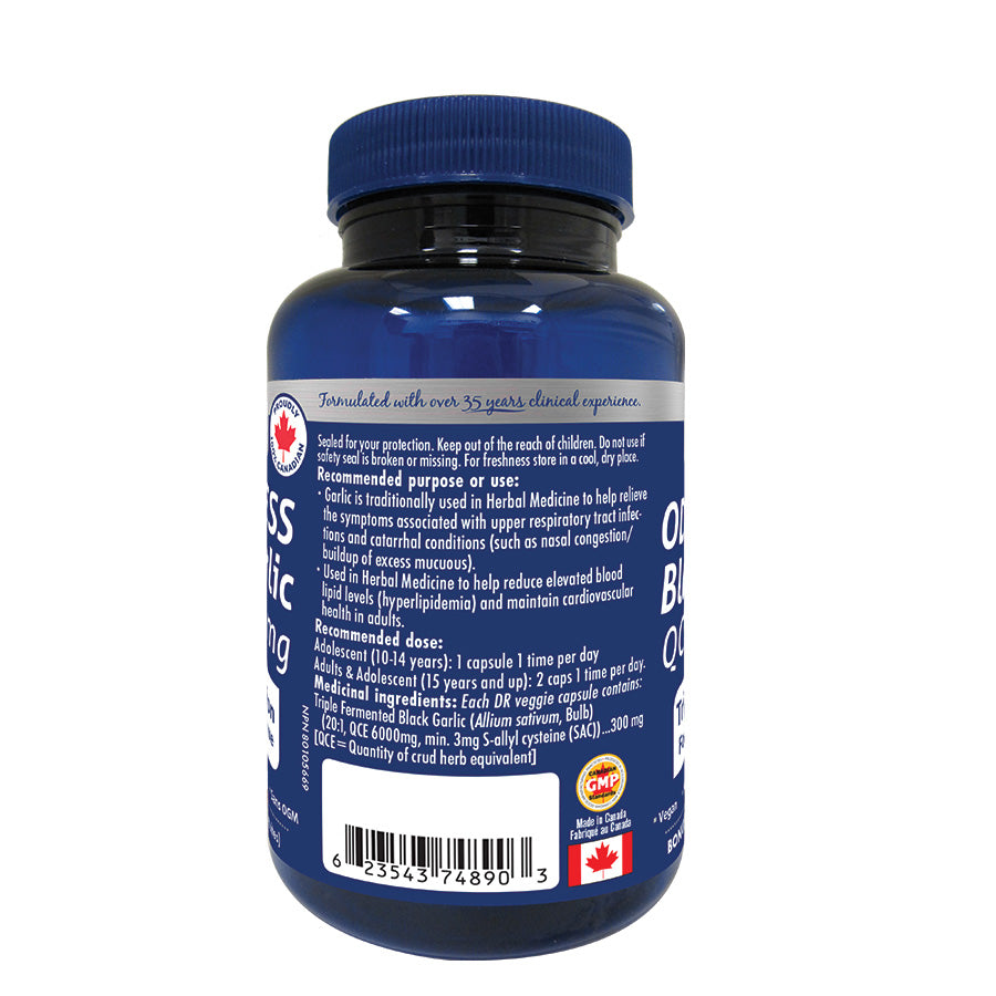 Naka Odourless Black Garlic QCE 6000 mg 75 caps- NAKA ORIGINAL-The Health Store- Default Title