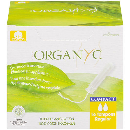 Organ(y)c Compact Tampons Regular 16 Count