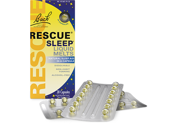 Bach Rescue Sleep Liquid Melts 28 Caps- PURE SOURCE-The Health Store- Default Title
