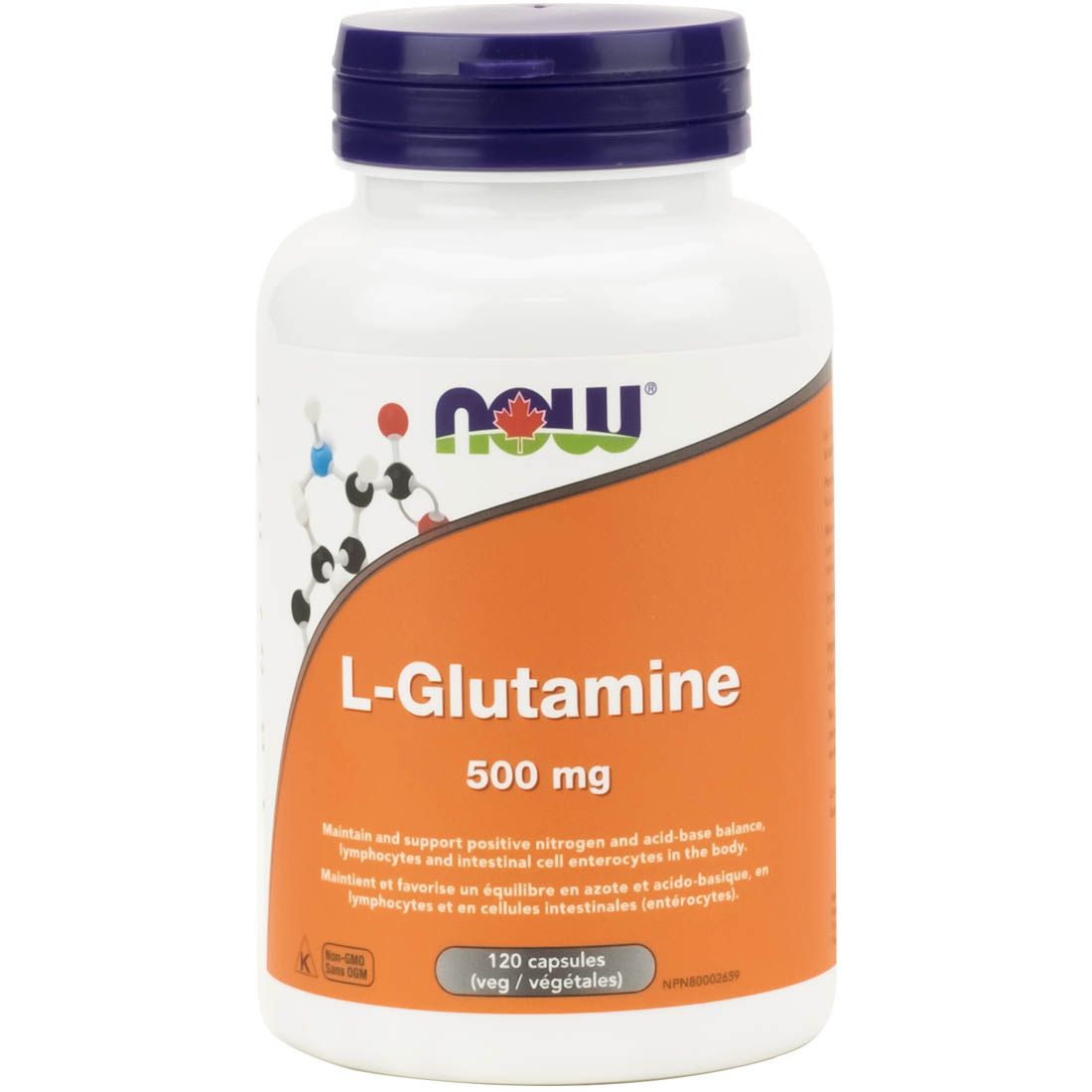 NOW L-Glutamine 500mg 120 Caps