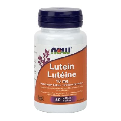 NOW Lutein 10mg 60 softgels- PURE SOURCE-The Health Store- Default Title