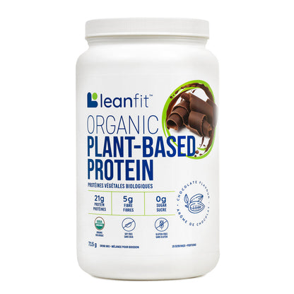 Leanfit Organic Plant-Based Protein Chocolate 715g- PURITY LIFE-The Health Store- Default Title