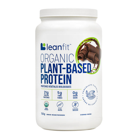 Leanfit Organic Plant-Based Protein Chocolate 715g- PURITY LIFE-The Health Store- Default Title