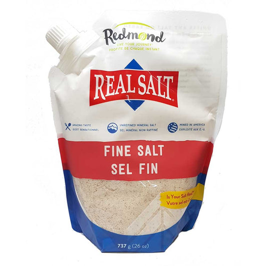 Redmond Real Salt Fine Salt Stand up Pouch 737g- PURITY LIFE-The Health Store- Default Title