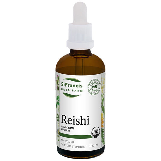 St. Francis Reishi Tincture 100mL- ST FRANCIS HERB FARM-The Health Store- Default Title
