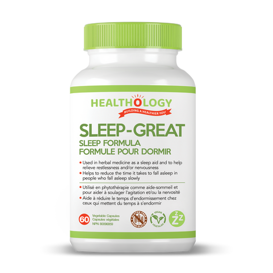 Healthology SLEEP-GREAT Sleep Formula 60 V Caps