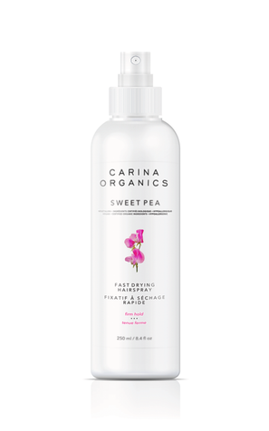 Carina Organics Fast Drying Hairspray Sweet Pea 250mL