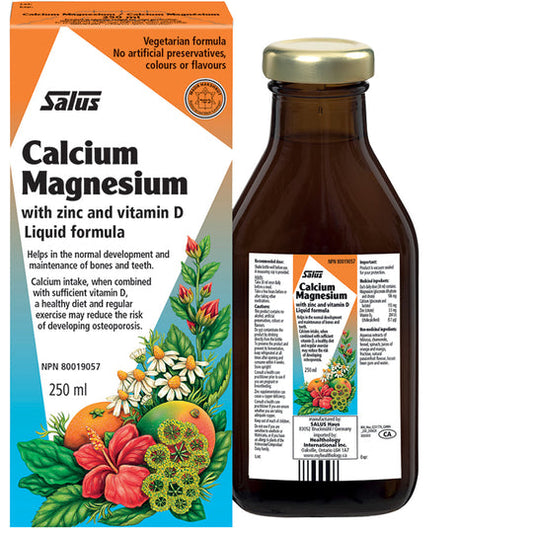 Salus Calcium Magnesium + Zinc & Vitamin D Liquid 250mL- HEATHOLOGY-The Health Store- Default Title