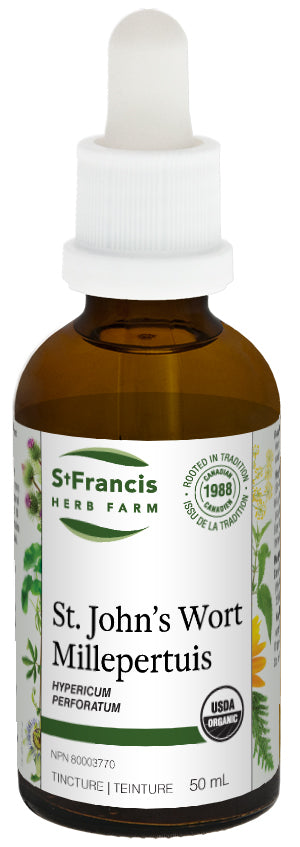 St. Francis St. John's Wort Tincture 50mL- ST FRANCIS HERB FARM-The Health Store- Default Title