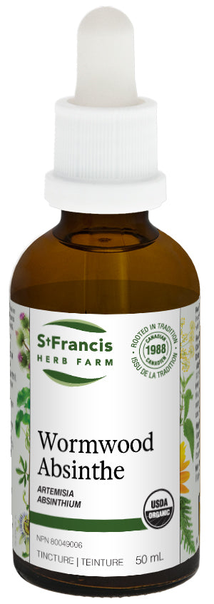 St. Francis Wormwood Tincture 50mL- ST FRANCIS HERB FARM-The Health Store- Default Title
