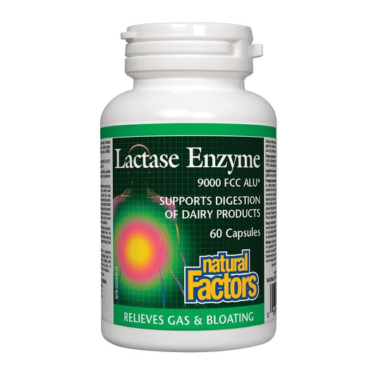 Natural Factors Lactase Enzyme 60 Caps