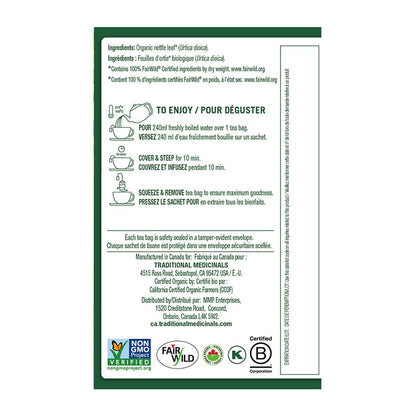TRA Organic Nettle Leaf Tea 16 Bags- PURITY LIFE-The Health Store- Default Title