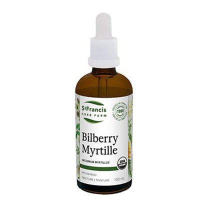 St. Francis Bilberry Myrtille 100mL- ST FRANCIS HERB FARM-The Health Store- Default Title