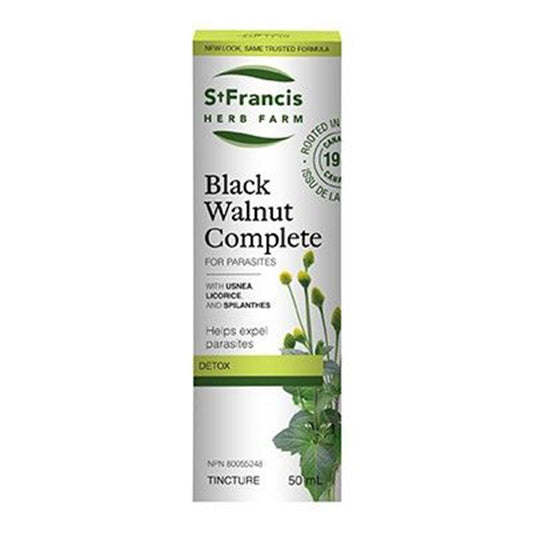 St. Francis Black Walnut Complete for Parasites 50mL- ST FRANCIS HERB FARM-The Health Store- Default Title