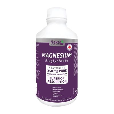 Naka Magnesium Bisglycinate 250mg 600mL