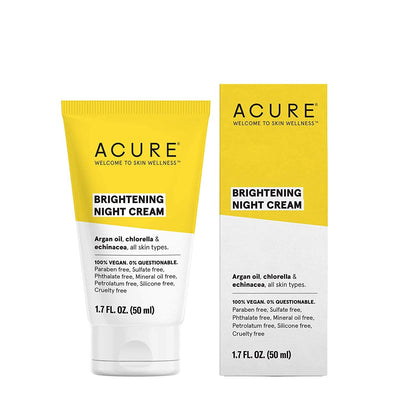 ACURE BRIGHTENING NIGHT CREAM 50mL- PURITY LIFE-The Health Store- Default Title