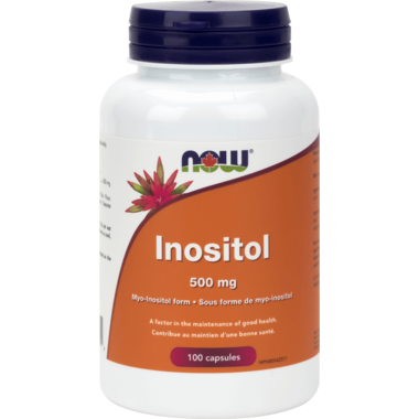 NOW Inositol 500mg 100 Caps