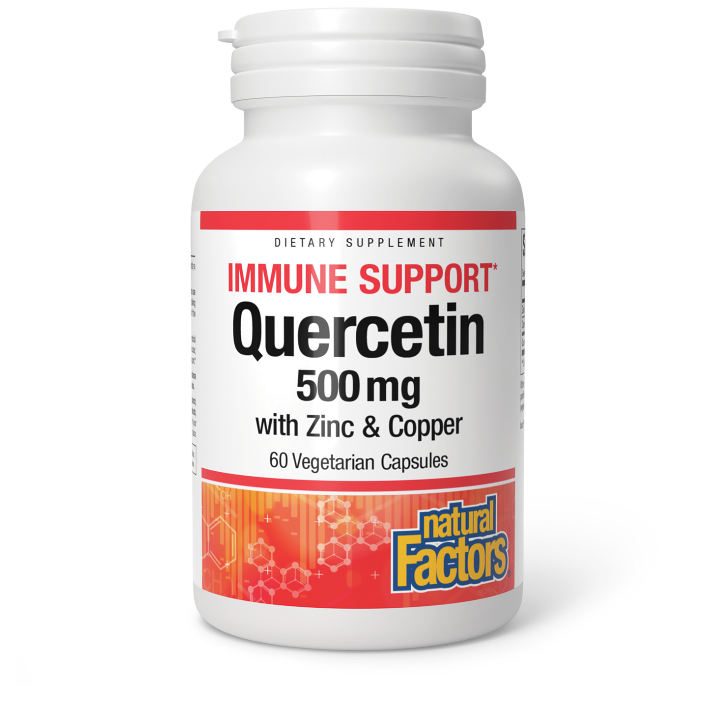 Natural Factors Quercetin + Zinc & Copper 500mg 60 V Caps