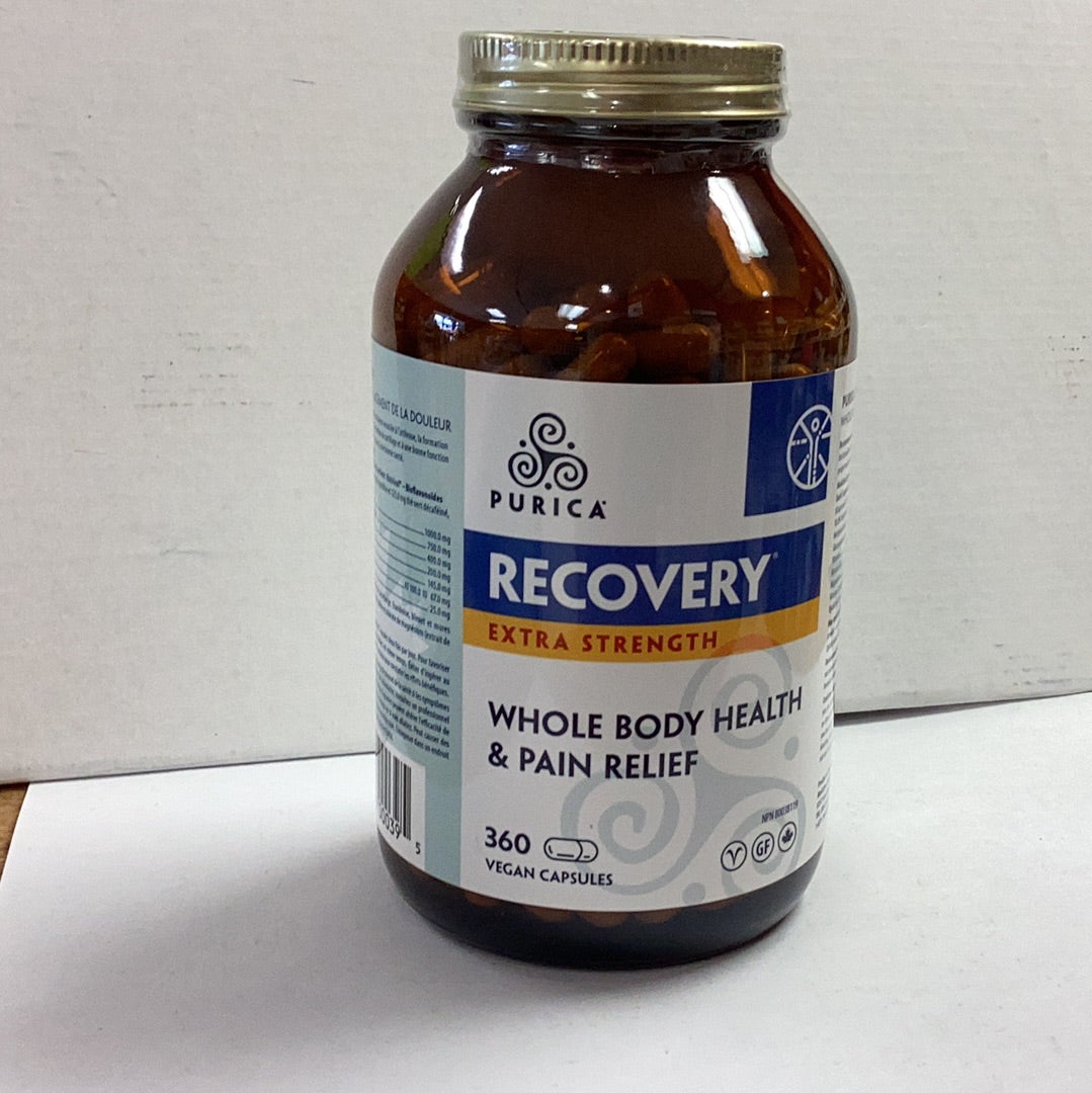Purica Recovery Extra Strength Whole Body Health & Pain Relief 360 V Caps