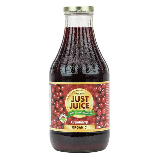 JUST Organic Cranberry Juice 1L- PURE SOURCE-The Health Store- Default Title