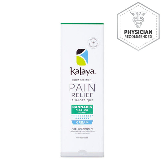 Kalaya Cannabis Sativa Seed Oil Pain Relief Cream 60g- PURITY LIFE-The Health Store- Default Title