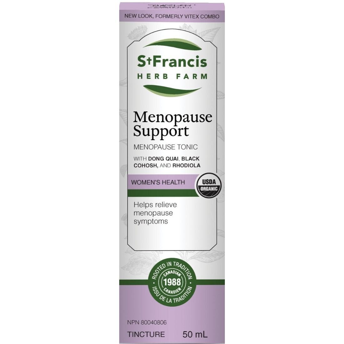 St. Francis Menopause Support 100ml- ST FRANCIS HERB FARM-The Health Store- Default Title