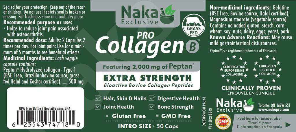 Naka Pro Collagen Extra Strength 150 Caps