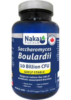 Naka Saccharomyces Boulardii 10 Billion CFU 40 V Caps