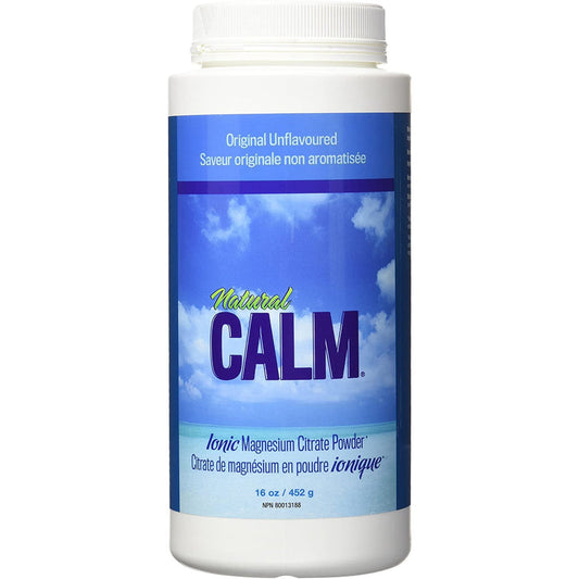 Natural Calm Magnesium Powder Unflavoured 452g- PURITY LIFE-The Health Store- Default Title