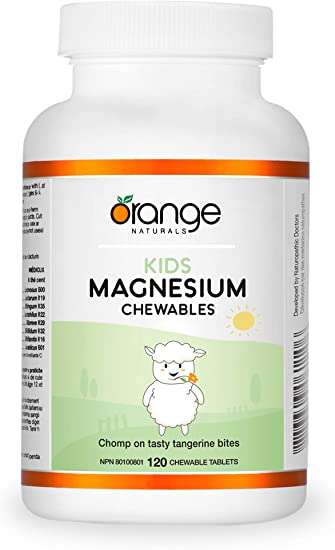 Orange Naturals Kids Magnesium Chewables 120