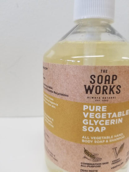 SOA Pure Glycerine Liquid Soap 500mL- PURITY LIFE-The Health Store- Default Title