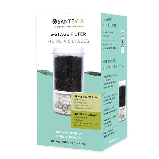 SANTEVIA 5 Stage Filter for Counter- SANTEVIA-The Health Store- Default Title
