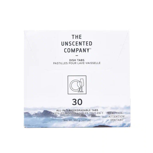 The Unscented Company Dish Tabs 30 Biodegradable Tabs